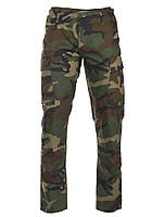 Армейские брюки Mil-Tec Teesar RipStop BDU Slim Fit woodland 11853120 XL