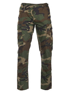 Брюки Mil-Tec Teesar RipStop BDU Slim Fit woodland 11853120.PeremogaUA XL