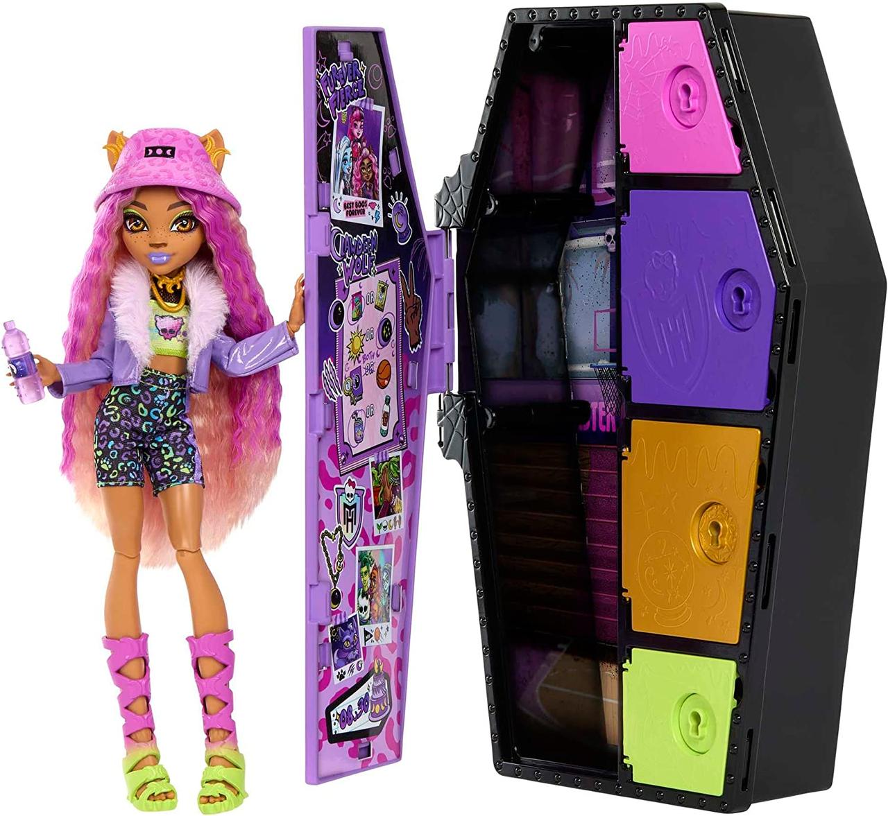 Лялька Monster High Clawdeen Wolf Skulltimate Secrets Клодін Вульф з шафою (HKY61)