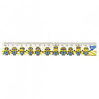 Линейка YES 20 см "Minions" (370500)