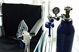 Кисневий медичний балон 5л  + редуктор медичний зі зволожувачем та ротаметром, фото 2