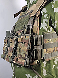 Плитоноска з плитами 4 клас Armox 520T Швидке скидання MOLLE, фото 2