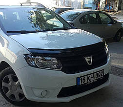 Мухобійка EuroCap Дефлектор на капот для Dacia Logan III 2013+