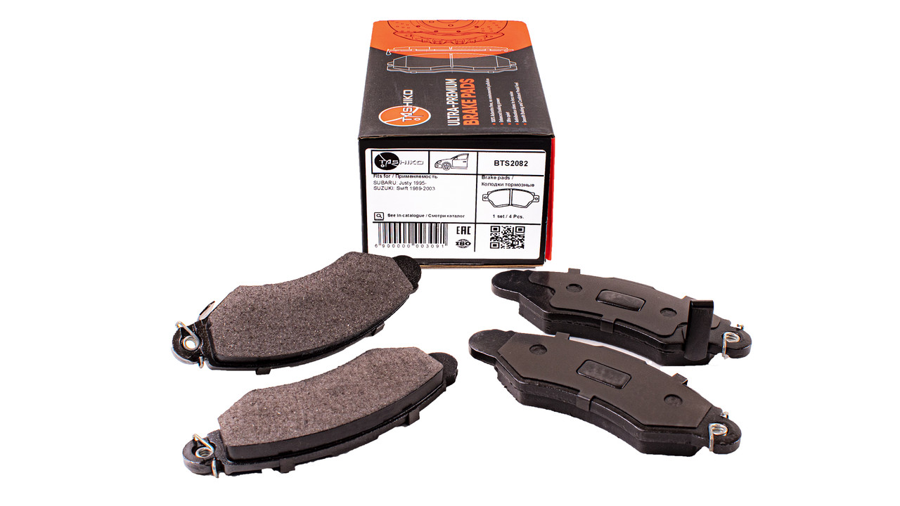 Колодки гальмівні TASHIKO передні BTS2082 FDB1459 SUZUKI Swift; SUBARU Justy
