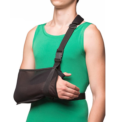 Бандаж для руки підтримувальний із додатковою фіксацією (чорний), розмір L, фото 1