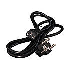 Мережевий кабель для комп'ютера 1,5 м UKC ACS від 220V / Шнур блоку живлення комп'ютера чи монітору, фото 5