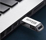 Флешка USB + OTG , 64ГБ карта пам'яті, флеш накопичувач, фото 4