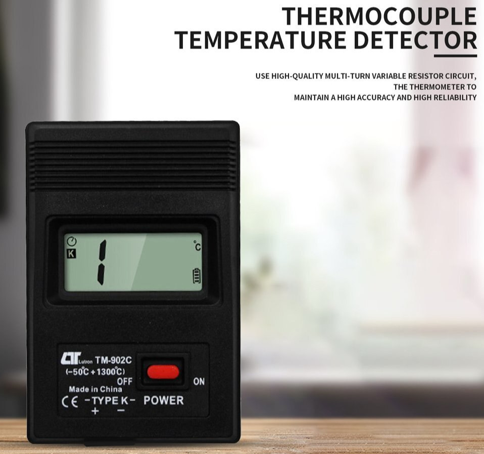 Цифровий термометр TM-902C із датчиком температури