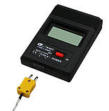Цифровий термометр TM-902C із датчиком температури, фото 3