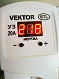 Автомат захисту від напруги Vektor-20, фото 4