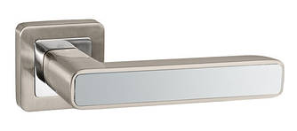 Ручки дверні Punto MARS SN/CP матовий нікель/хром