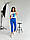 Жіночий прогулянковий костюм, жіночий костюм із брюками та футболкою, костюм жіночий двонитка+кулір, фото 9