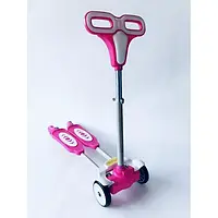 💙Самокат дитячий 4 колеса Scooter New 25-1 Рожевий