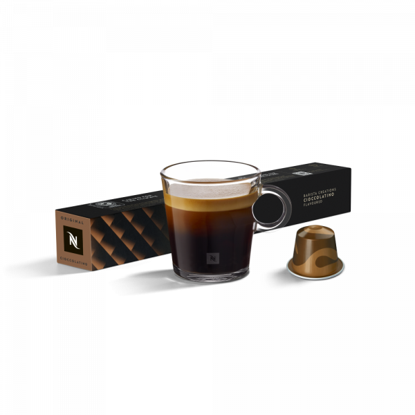 Кава в капсулах Nespresso Barista Original Cicocolatino 10 шт тубус Швейцарія Неспресо ароматний смак шоколаду