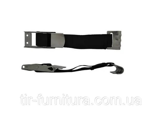 Стропа з плоским гаком (кламра) цинк, фото 1