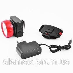 Фонарь налобный Shanxing SX-006/BMT2001 шахтерский, Li-Ion акум., ЗУ 220V - фото 2 - id-p1806356363