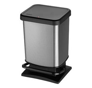 Відро для сміття Rotho "Paso" 20L (17540) карбон