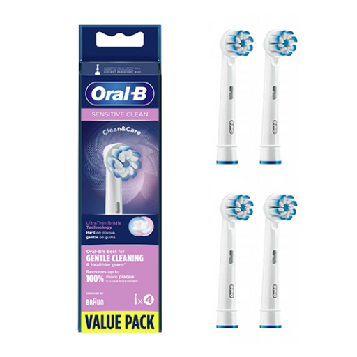 Змінні насадки для Oral-B  Sensi UltraThin для зубних щіток 4 шт, фото 1