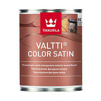 Tikkurila Valtti Color Satin - колеруемый антисептик для наружных деревянных поверхностей (База ЕС), 0,9 л