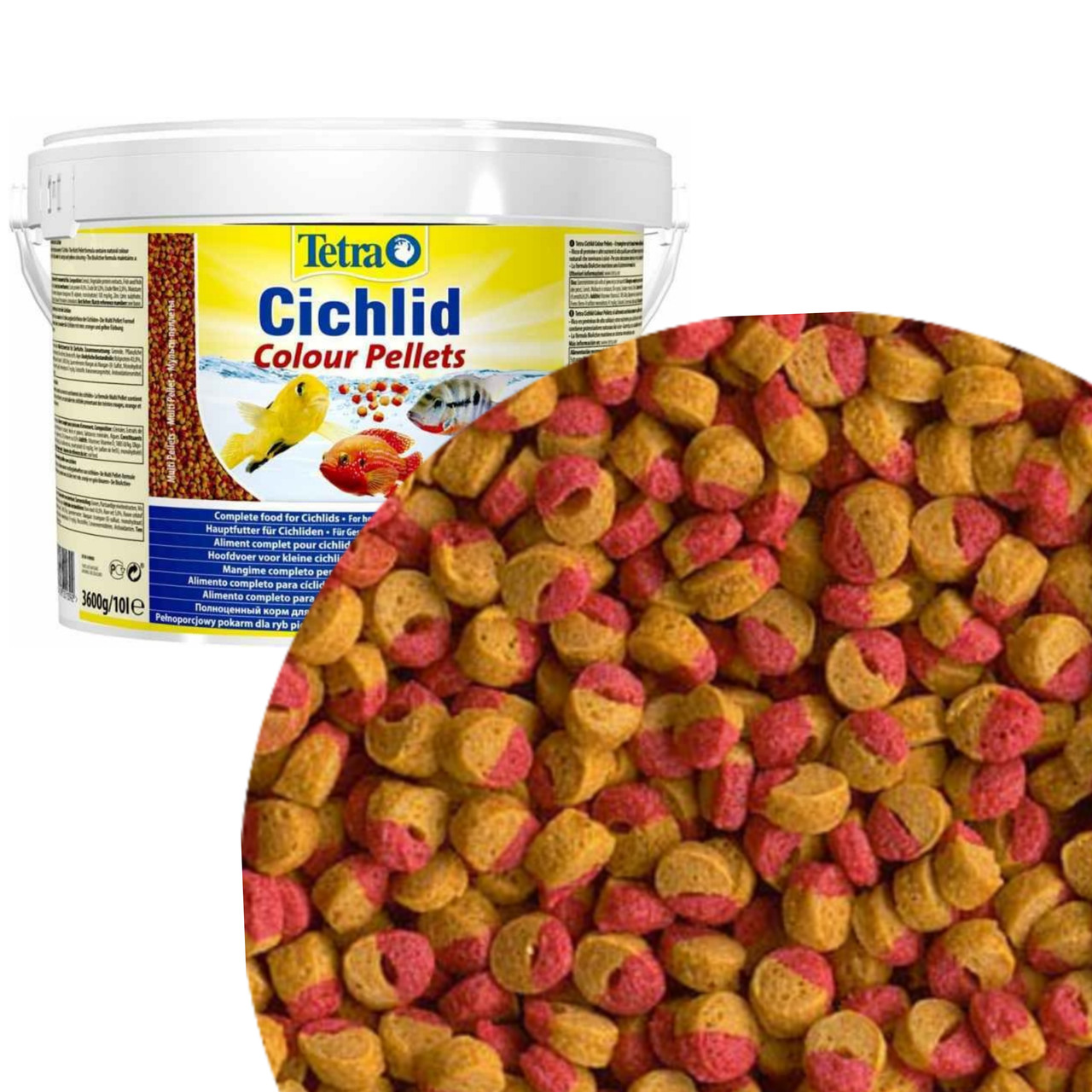 Корм для акваріумних риб, Tetra Cichlid Color 500ml/180г (вагу).