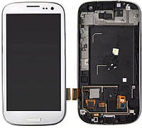 Дисплей Samsung Galaxy S III GT-I9300 Original complete with frame White 100%