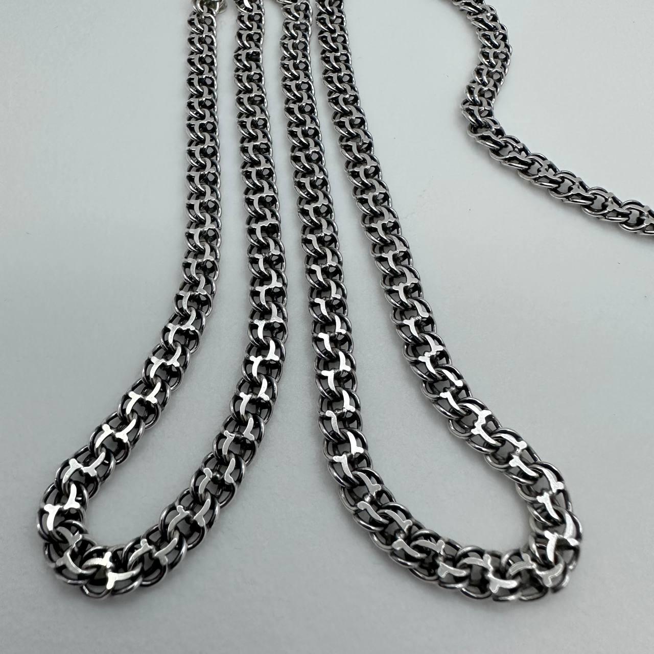Какие особенности имеет серебряная цепочка бисмарк