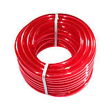 Шланг поливальний Presto-PS силікон садовий Caramel (червоний) діаметр 3/4 дюйма, довжина 50 м (SE-3/4 50), фото 2