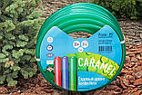 Шланг поливальний Presto-PS силікон садовий Caramel (зелений) діаметр 3/4 дюйма, довжина 20 м (CAR-3/4 20), фото 3