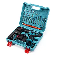 Шуруповёрт Makita DF550 DWE (24V, 5.0 AH) с набором инструментов. Аккумуляторный шуруповерт Макита