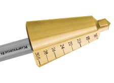 Свердло конічне по металу від 16-30,5 мм. з покриттям TiN-GOLD Karnasch (Німеччина)