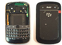 Задня частина корпусу BlackBerry 9900 Bold Black Complete Original