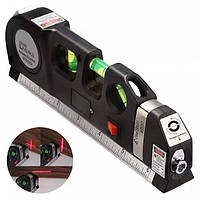 Лазерный уровень Нивелир Fixit Laser Level Pro 3 с встроенной рулеткой и уровнем (616003) (390402)