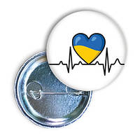 Значок "Б'ється Серце України"