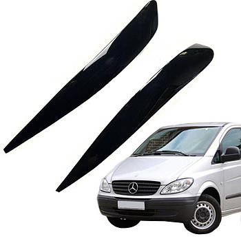 Вії фар для Mercedes Vito (W639) 2003-2010 Voron Glass