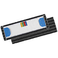 Моп SPEEDY SKILL-FUR микрофибра, серый, с цветной кодировкой, широкий, размер: 40Х13 см.