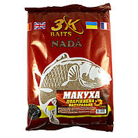 Макуха 3K Baits подрібнена 1000г натуральна