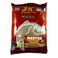 Макуха 3K Baits подрібнена 1000г Полуниця