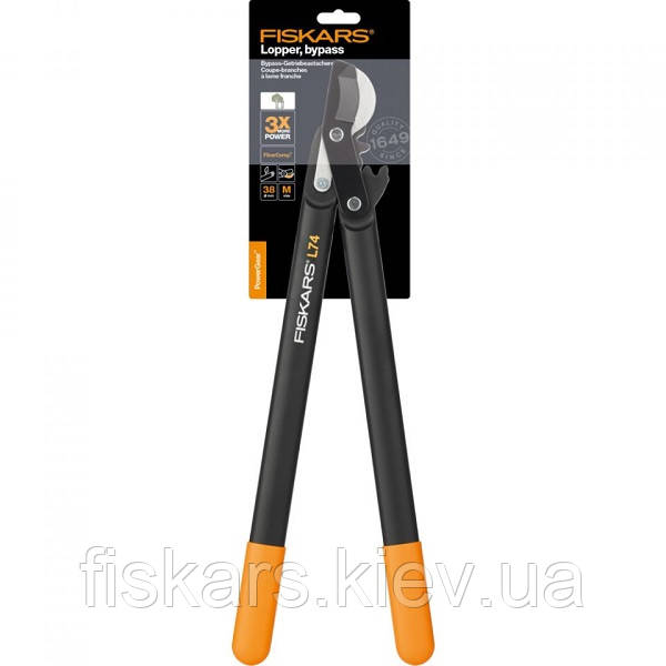 Площинний гілкоріз Fiskars PowerGear™ L74 112290 (1000582)