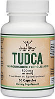 Тудка, Tudca Tauroursodeoxycholic Acid, Double Wood Suplements, 500 мг, 60 капсул