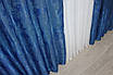 Штори жакард (2шт. 1,5х2,7м.) колекція "Sultan XO" Туреччина. Колір синій. Код 1149ш 30-955, фото 9