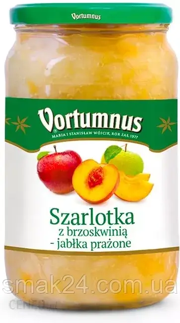 Яблука з персиком смажені (печені) Vortumnus Szarlotka jablka prazone z brzoskwinia 780г Польща
