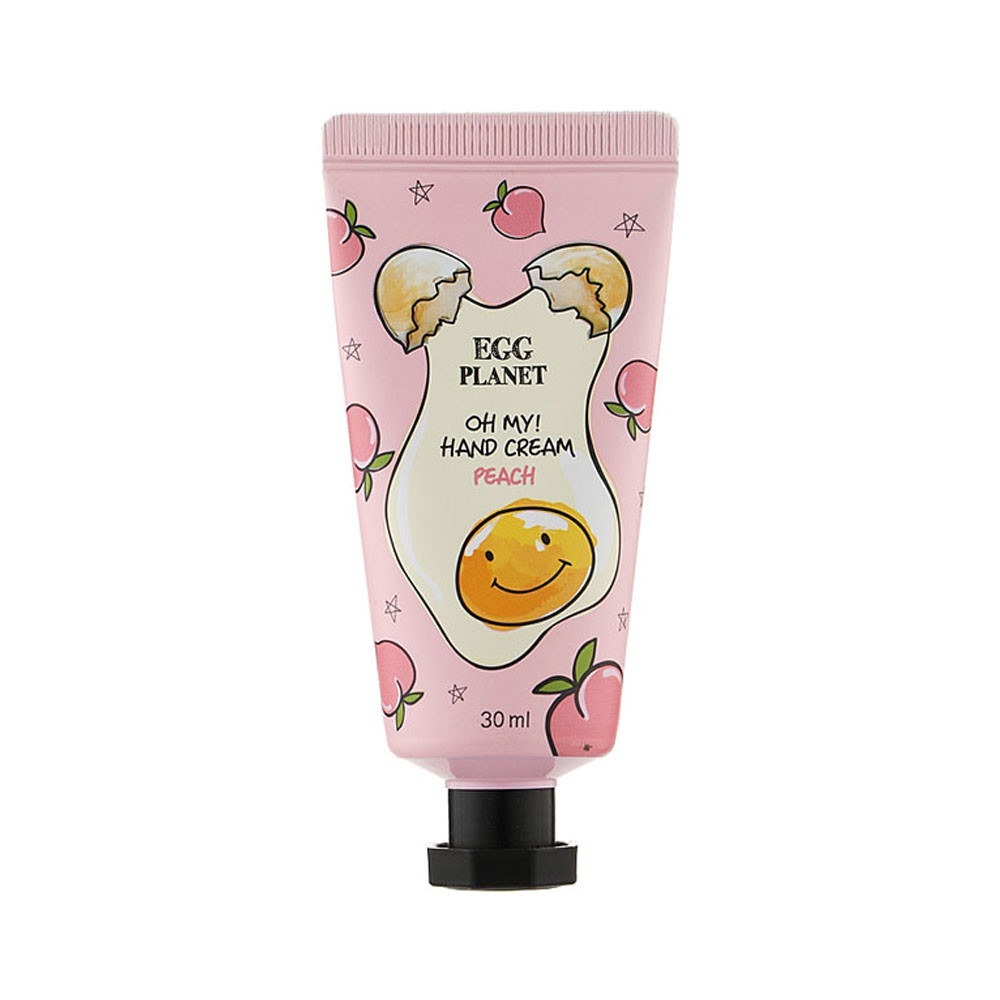 Крем для рук з ароматом персика Daeng Gi Meo Ri Egg Planet Hand Cream Peach 30 мл (8807779088862)