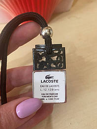 АРОМАТИЗАТОР в авто Lacoste Eau De L.12.12 Blanc чоловічий парфум в авто, пахучка, освіжувач