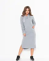 Платье для женщин цвет серый размер S FI_000190