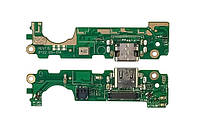 Розйом зарядки для Sony Xperia XA2 Plus H4413 на платі з мікрофоном і компонентами