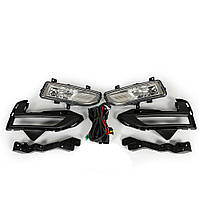 261558995A Комплект протитуманних фар з накладками на бампер, кронштейнами та проводкою Nissan Rogue 17-20