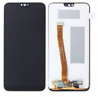 Дисплей для мобильного телефона Huawei Honor 10/COL-L29, черный, с тачскрином,