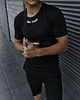 Чоловіча футболка Palm Angels чорна спортивна бавовняна літня Теніска Палм Ангелс спортивна на літо, фото 2
