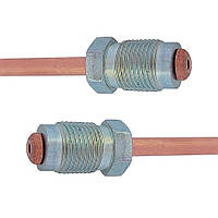 Мідна гальмівна трубка  (L 2000мм) з наконечниками (104/104)  - WP552Cu