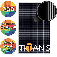 Солнечная панель батарея 410Вт моно, Risen mono RSM 40-8-410M titan s perc Half cell 9bb